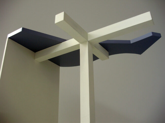 o.T. (Weißenhof) , Mdf lackiert, 29 x 26 x 20 cm